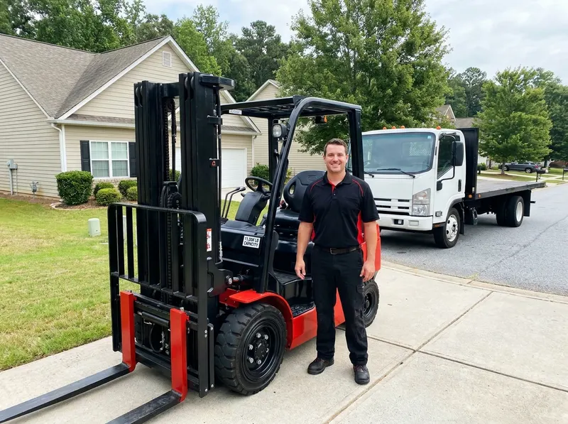 11,000 lb. Warehouse Forklift Cushion Tire Rental in Milton, GA