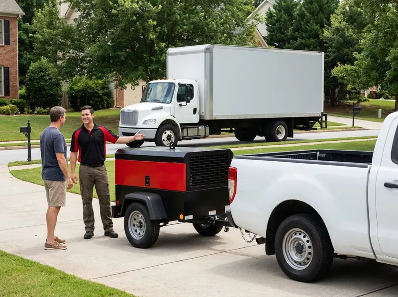Towable Air Compressor Rental in Milton, GA